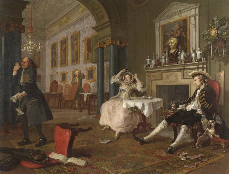 HOGARTH, William Shortly after the Marriage (mk08) Sweden oil painting art